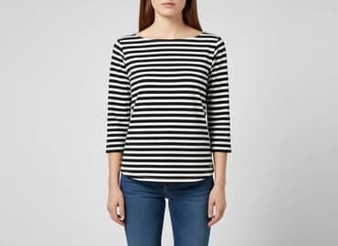 hm bluzki z krótkim rękawem: H&M L.O.G.G., Bluzka damska, rozmiar S — 8