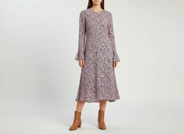 długa sukienki w kwiaty boho: Sukienka damska, rozmiar XS — 6