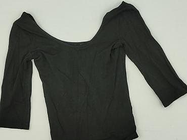 czarne bluzki dekolt łódka: Bluzka damska, rozmiar S — 1