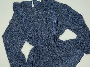 granatowe bluzki: H&M, Bluzka damska, rozmiar M — 1