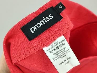 bordowy: Promiss, Spodnie materiałowe damskie, rozmiar XL — 4