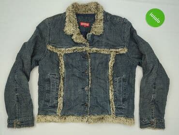 marynarka z futerkiem: Kurtka jeansowa damska, L — 2