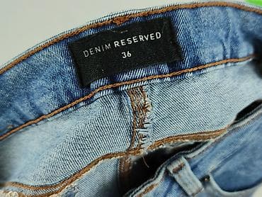 jeansy wysoki stan: Reserved, Jeansy damskie, rozmiar S — 4