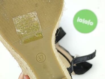 sandały na koturnie prima moda: Tulipano, Sandały damskie, rozmiar 37 — 6