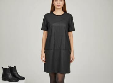 bluzki koszulowe czarne: Object, Sukienka damska, rozmiar S — 7