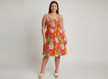 sukienki xxl na lato: F&F, Sukienka damska, rozmiar 2XL — 6