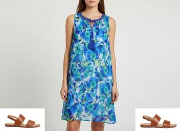 sukienki plażowe plus size: Sukienka damska, rozmiar S — 5