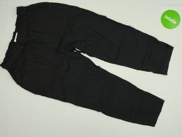 srebrne sandały reserved: Spodnie materiałowe damskie, rozmiar M — 2