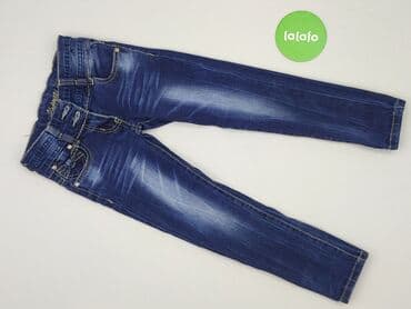 białe koturny sandały ccc: Spodnie jeansowe, 5-6 lat, 116, stan - Bardzo dobry — 2