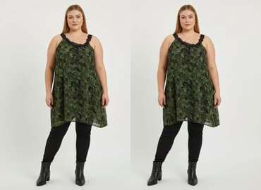 sukienki damskie duże rozmiary sklep internetowy: Janina, Sukienka damska, rozmiar 4XL — 7