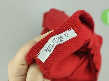 czerwona sukienka pull: Rue Paris, Sukienka damska, rozmiar XL — 4