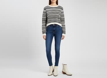 sweter panterka: H&M, Sweter damski, rozmiar S — 6
