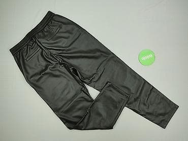 dresy czarne: Spodnie materiałowe damskie, rozmiar M — 3