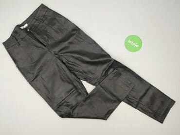 Women: Material trousers for women, size L (EU 40) — 2