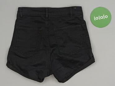 hm krótkie spodenki czarne: H&M, Szorty damskie, rozmiar XS — 3