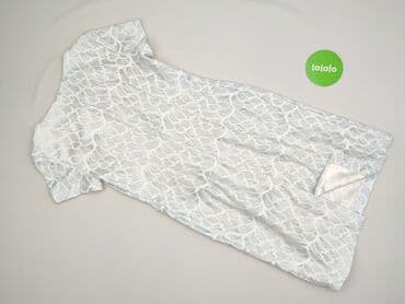 srebrna sukienka h: Sukienka damska, M — 3