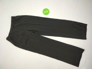 t shirty python: Material trousers for women, size L (EU 40) — 2