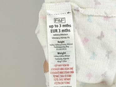 koszulka z motylkiem: Blouse, F&F, 1-3 months, condition - Very good — 5