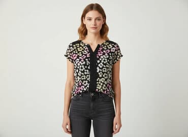 bluzka damska w panterkę: Bluzka damska, rozmiar S — 1