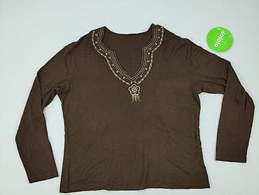 bluzki jedwab: Bluzka damska, rozmiar 4XL — 2