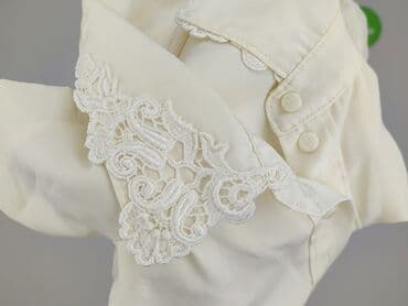 biała bluzka ze stójką damska: Bluzka damska, rozmiar XL — 4