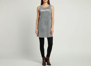 przerabianie koszulek: Tunika damska, rozmiar S — 1