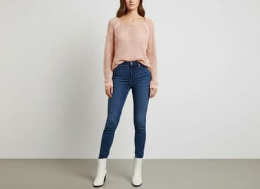 sweter z koronką na dole: UpFashion, Sweter damski, rozmiar S — 1