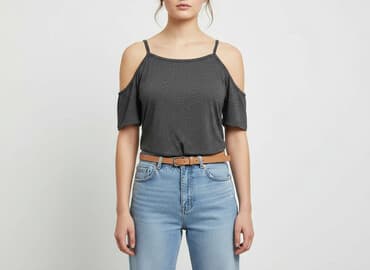 sinsay bluzka z odkrytymi ramionami: Sinsay, Bluzka damska, rozmiar M — 1