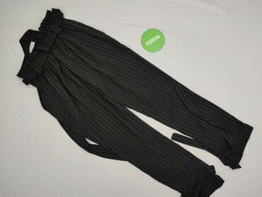 stradivarius skórzane spodnie: Spodnie materiałowe damskie, rozmiar M — 3