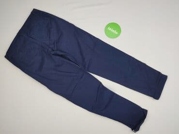 granatowe chinosy damskie: Esmara, Spodnie materiałowe damskie, rozmiar XS — 3