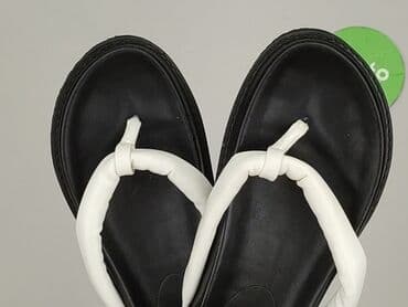 kapcie z białą podeszwą: Japonki damskie, rozmiar 37 — 5