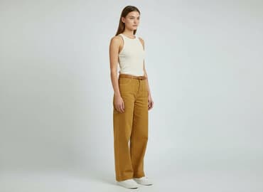 monki jeansy: Monki, Spodnie materiałowe damskie, rozmiar 2XS — 8