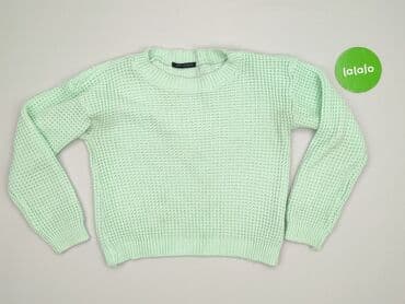 sweter w chmurki reserved: Qed London, Sweter damski, rozmiar S — 2