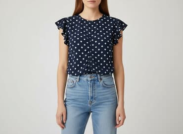 hm bluzki z krótkim rękawem: H&M, Bluzka damska, rozmiar L — 6