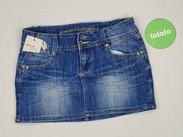 spódnice skórzane z cwiekami: Spódnica damska, rozmiar M — 3