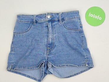 zara krótkie spodenki jeansowe: Denim, Szorty damskie, rozmiar S — 2