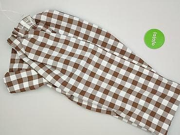 szycie: Brązowo-biała kratka gingham – zasłony/panel materiałowy - Wzór — 3