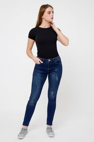 rene buty zimowe: Rinascimento, Jeansy damskie, rozmiar S — 1