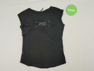 czarne koszulki damskie z nadrukiem: Футболка жіноча, розмір S — 8