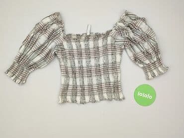 srebrna bluzka h: FBsister, Women's blouse, size M (EU 38) — 2