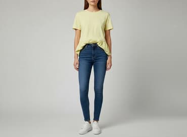 t shirt z baskinką: River Island, T-shirt damski, rozmiar M — 7