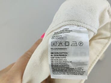 stradivarius spodnie cargo czarne: H&M, Spodnie materiałowe damskie, rozmiar M — 6