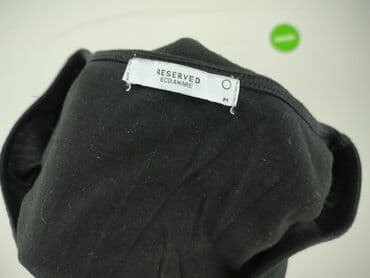 reserved czarna sukienka z bufiastymi rękawami: Sukienka damska, rozmiar M — 5