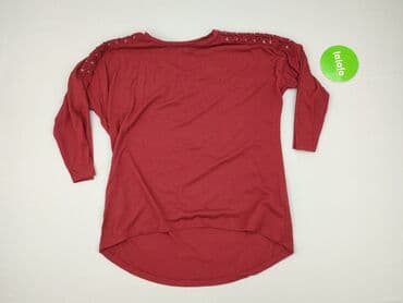 czerwony stanik pod białą bluzkę: Bluzka damska, rozmiar M — 2