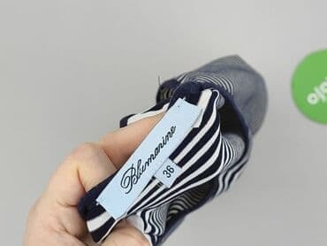 koszulka z długim rękawem w paski: Blumarine, Top damski, rozmiar S — 4