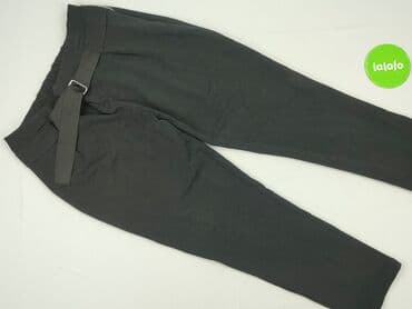 legginsy woskowane wysoki stan: Spodnie materiałowe damskie, rozmiar M — 2