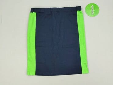 niebieska spódnice plisowane: Spódnica damska, L — 3