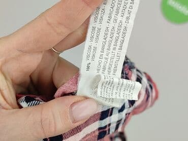 bluzki w kratkę czerwona: Bershka, Women's blouse, size S — 6