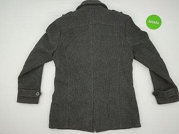 kurtka peruna: Męski płaszcz/kurta CarryFormal, rozmiar L - Kolor: grafitowy melanż — 3