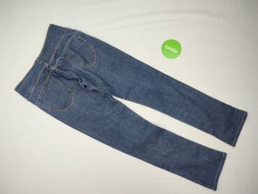 c a jeansy z wysokim stanem: Jeansy damskie, rozmiar M — 3